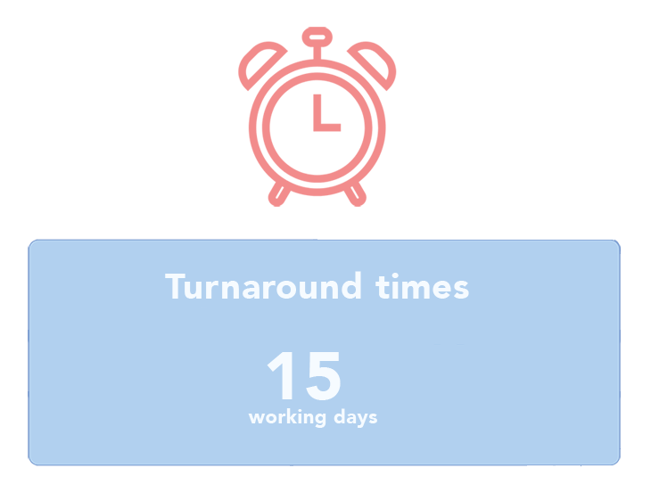 Turnaround times for PrenatalGenome